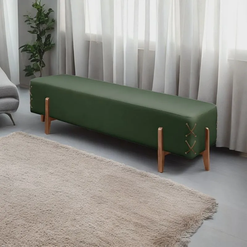 Recamier Luxo Madeira Maciça Eros