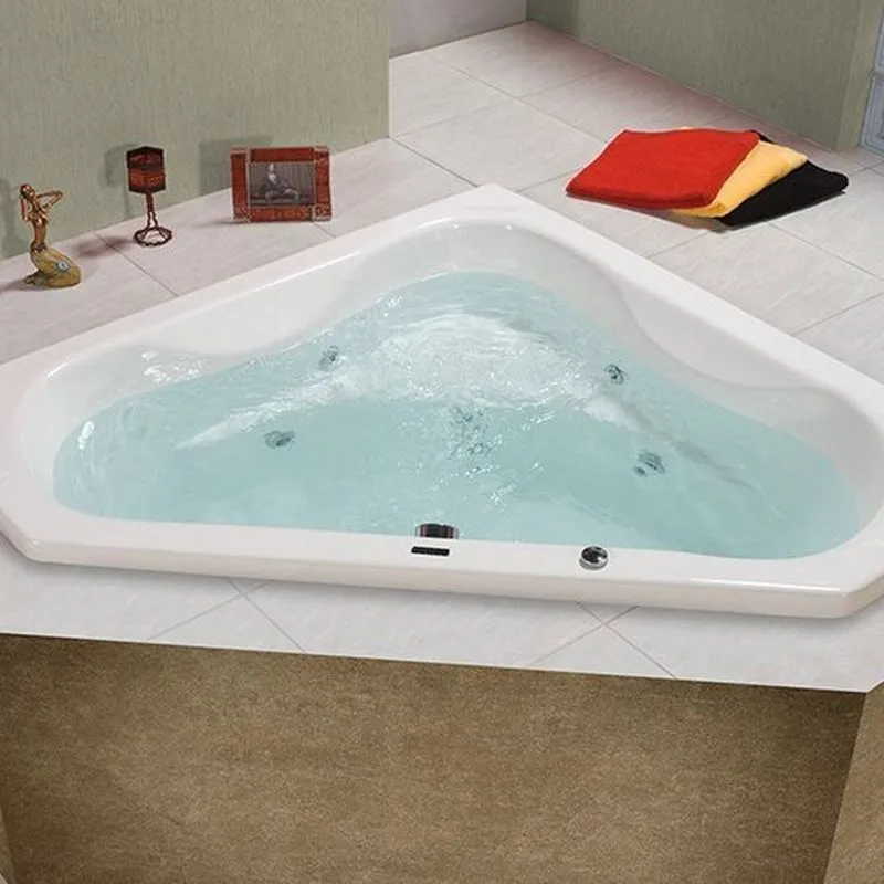 Banheira De Hidromassagem Quantum Em Gel Coat Gran Luxo 147 Cm - Sem Aquecedor - Volume Ideal 270 Li Branco