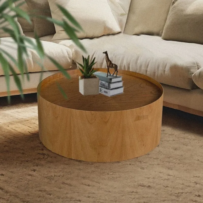 Mesa de Centro para Sala de Estar Redonda Atenas
