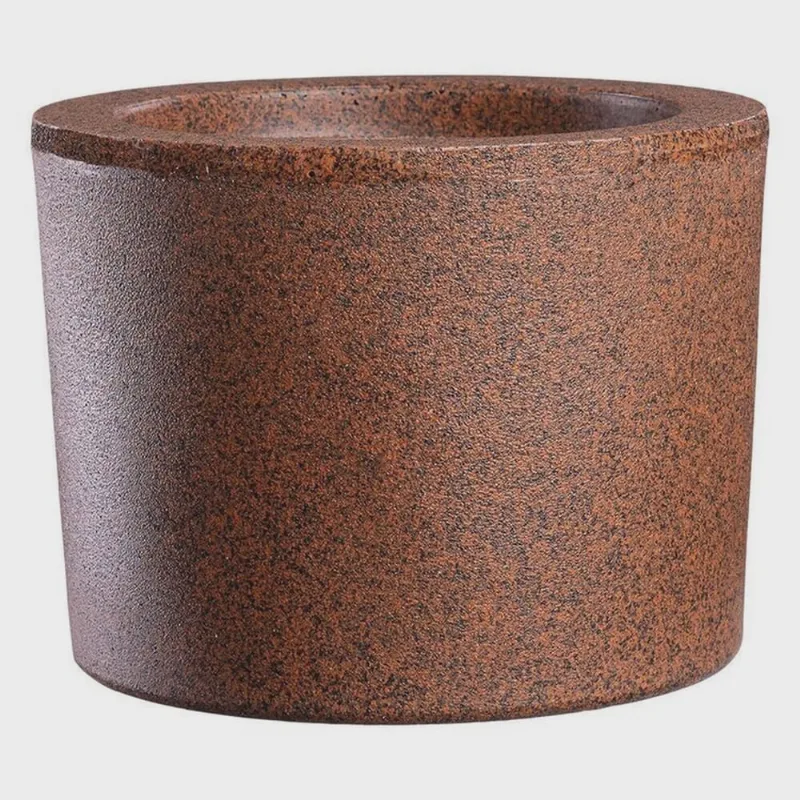Conjunto de 5 Vasos Decorativo Gramado 12,7x16,6cm Afort Marrom