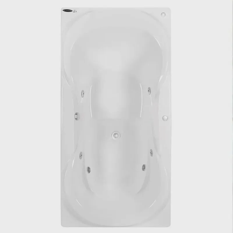 Banheira de Hidromassagem Due Gran Luxo 150x90x50cm - P1 - sem Aquecedor e Cromoterapia Branco
