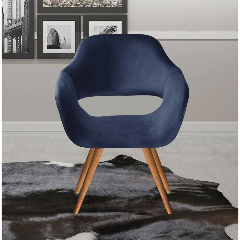 Poltrona Decorativa Zara Pés Palito Sala Recepção