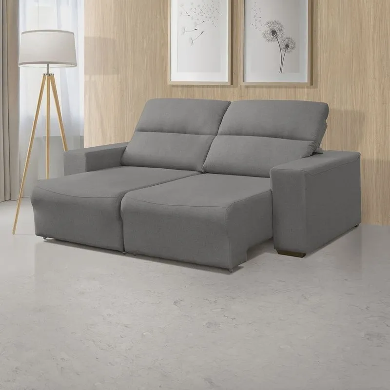 Sofá Cama para Sala Positano Retrátil 182 Cm 3 Lugares