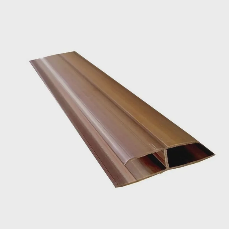 Kit 10 Caixas com 150 M Emenda Rígida Pvc Perfil H 8mmx4,5cmx3m Bariri Imbuia