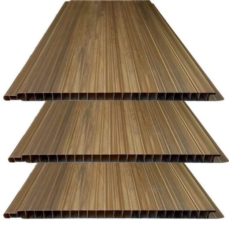 Kit 50 Caixas Com 300 M² Forro De Pvc 10mm X 20cm X 3,00m Bariri Imbuia