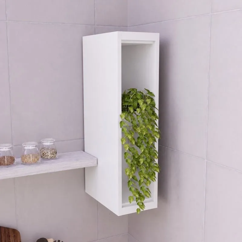 Nicho Aéreo 18,5cm Cozinha Sevilha Branco Artico
