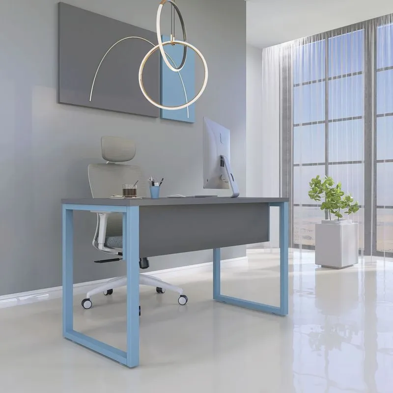 Mesa Madeira 1200x600mm M120/60p25tub Grafito/azul Dali
