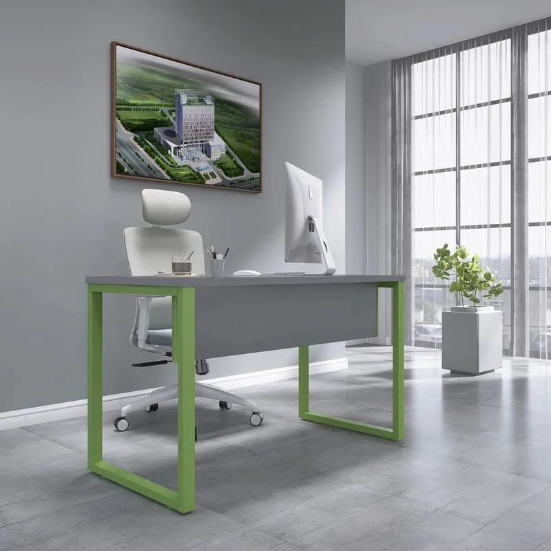 Mesa Madeira 1700x700mm M1700/700p25tub Grafito/verde Miró