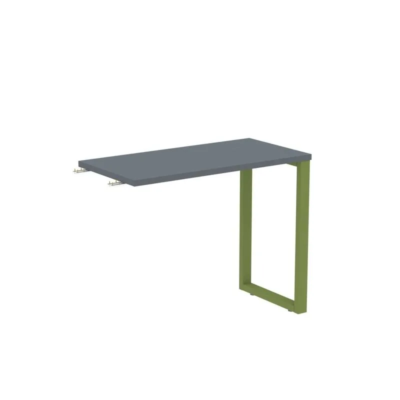 Mesa Complemento 900x450mm Mcp90/45p25tub Grafito/verde Miró