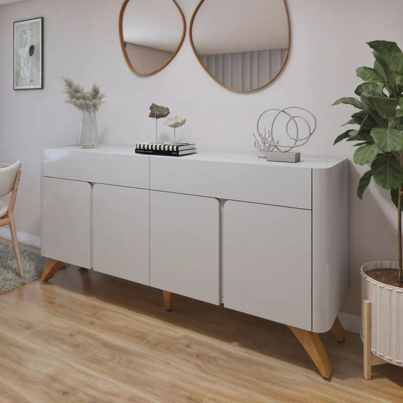 Buffet para Sala de Jantar 4 Portas 172cm Florença