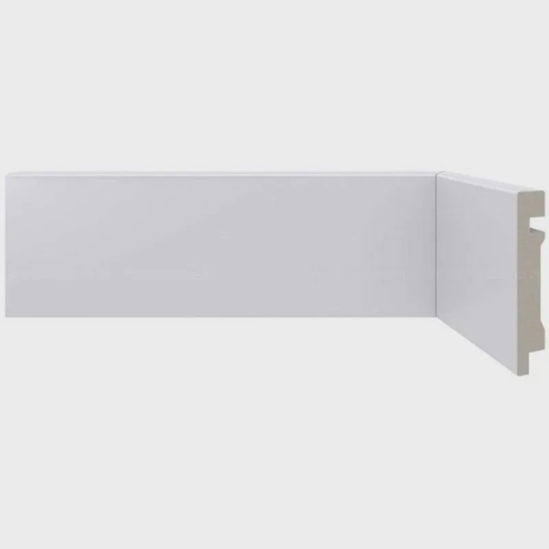 Kit c/30 barras Rodapé de Poliestireno Liso Scandian 15mmx7cmx2,25m Metro Linear 67,5m
