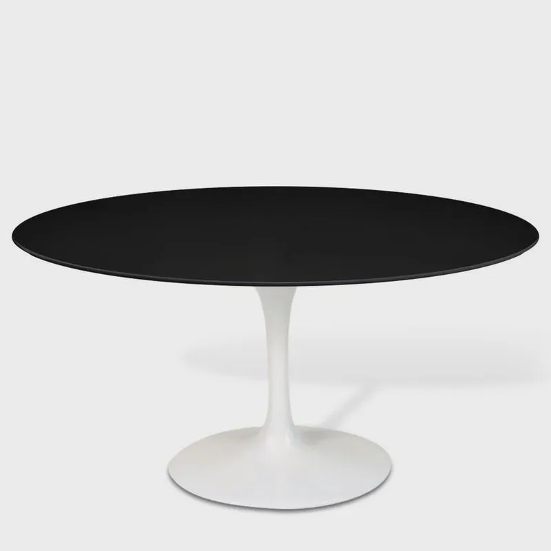 Mesa Saarinen Tulipa Oval 137cm X 90cm Preto