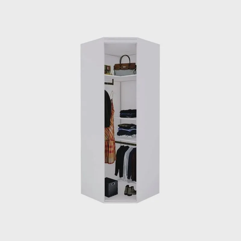 Módulo para Closet sem Porta Canto 45