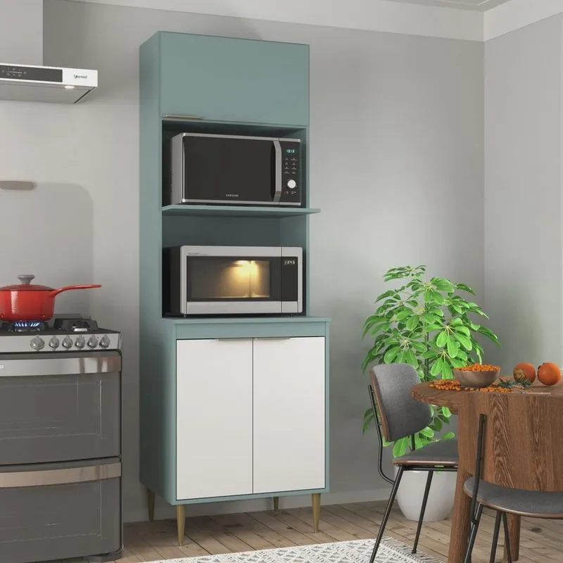 Armário Torre Quente Forno e Micro 40 Litros Jade