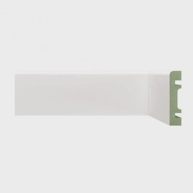 Kit c/3 barras Rodapé mdf 700 Resistente a Umidade Moldufama 15mmx5cm Metro Linear 7,2m