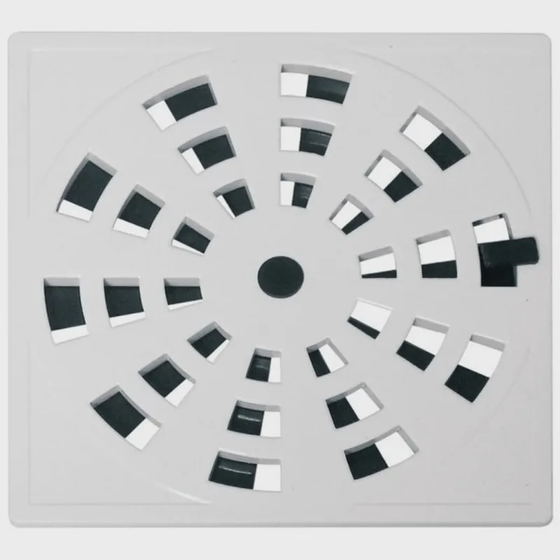 Kit 5 Grelha Quadrada 15 x 15cm com Anti-Inseto em pvc Modelo ii Astra Cinza