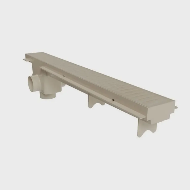 Kit 3 Ralo Linear com Tampa Vazada 50 cm Astra Bege