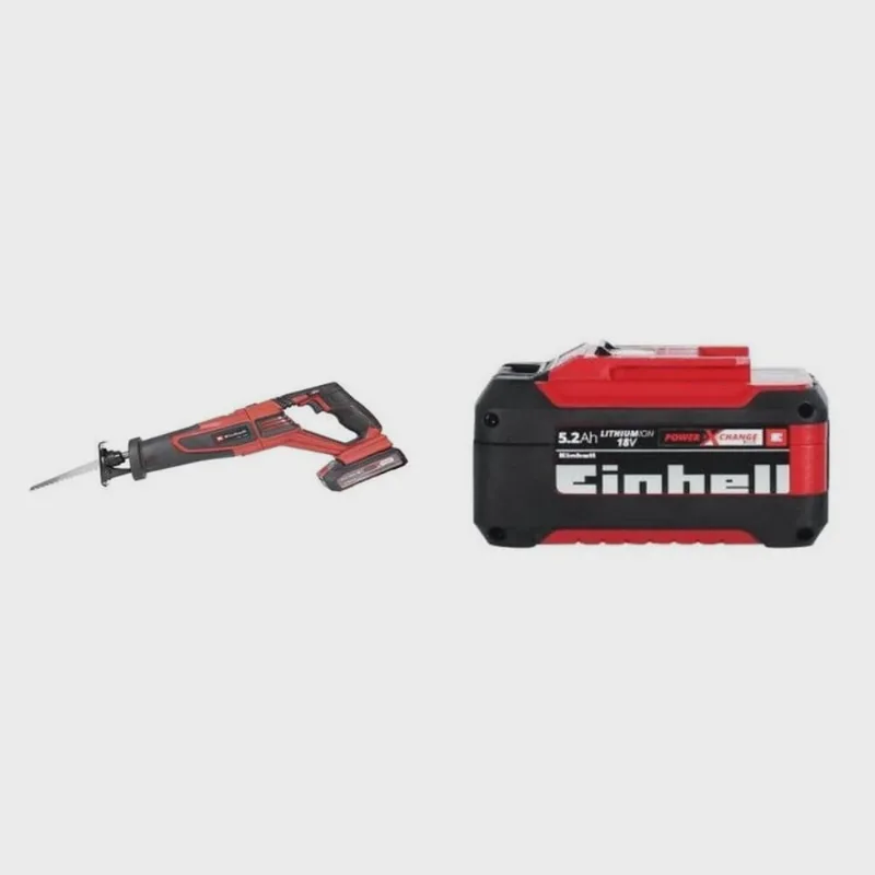Kit Serra Sabre à Bateria Te-ap 18/28 Li Bl - 1 Bateria Power X-change 18v 5,2ah Plus Einhell
