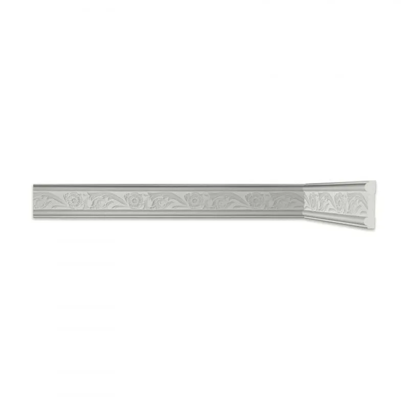 Kit 18m Linear Roda Maeio Hella Perfil De Poliestireno Branco Homestar Branco