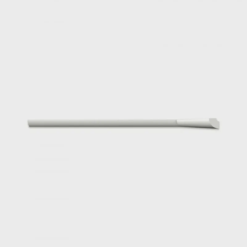 Kit com 3 Barras Roda Teto D20 Perfil de Poliestireno Homestar 6m Branco