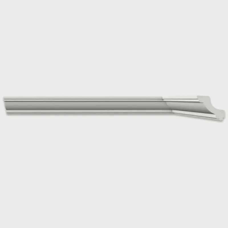 Kit com 3 Barras Roda Teto Perfil de Poliestireno Jo Homestar 6m Branco