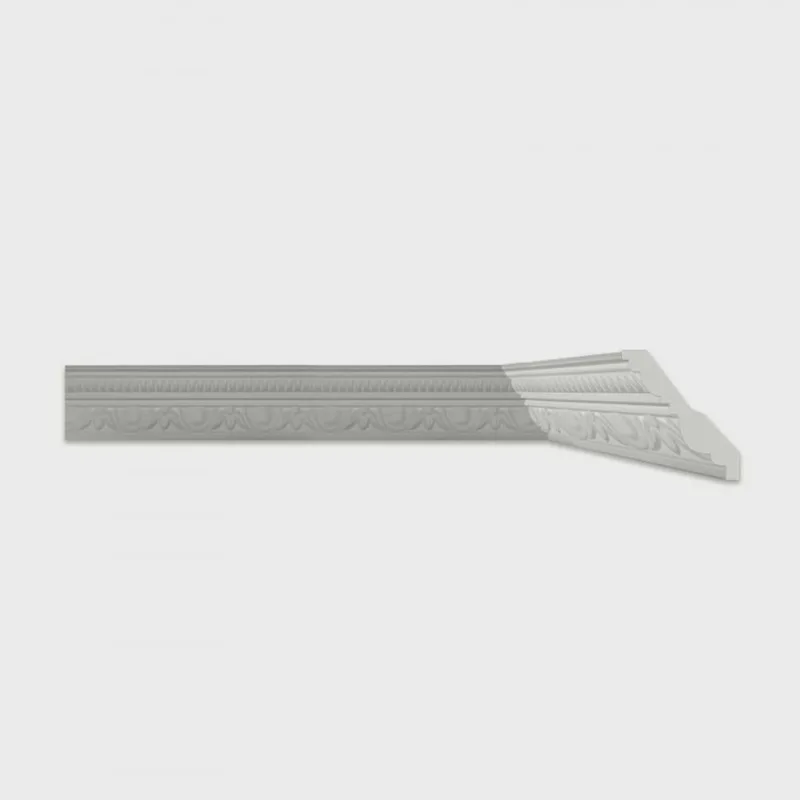 Kit com 3 Barras Roda Teto Perfil de Poliestireno Olga Homestar 6m Branco