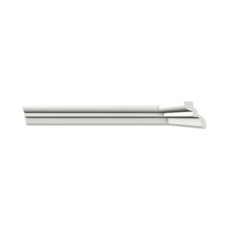 Kit Com 5 Barras Roda Teto S50- Perfil De Poliestireno Homestar 10m Branco