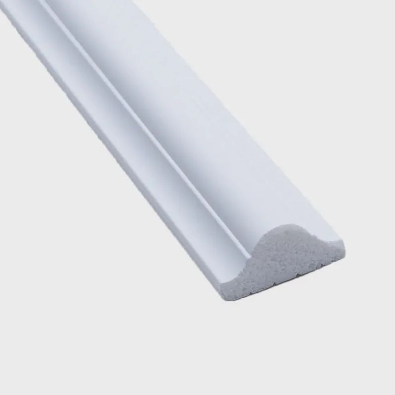 Kit com 30 Barras Rodameio de Poliestireno 2,6cm X 12mm Liso 72m Branco