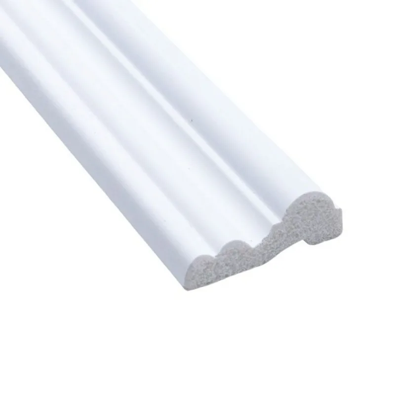 Kit Com 20 Barras Rodameio De Poliestireno 4,5cm X 17mm Liso 48m Branco