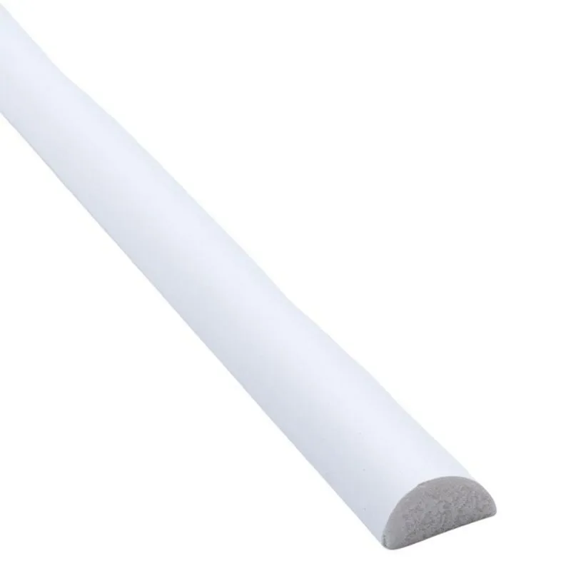 Kit Com 3 Barras Rodameio De Poliestireno 1,5cm X 8mm Liso 7,2m Branco