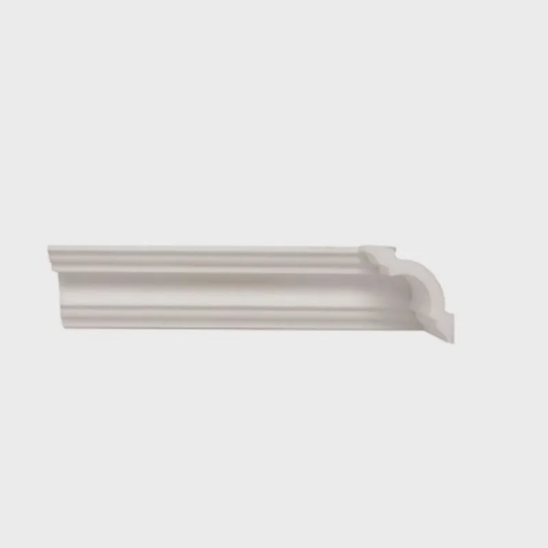 Kit com 5 Barras Rodateto de Poliestireno 5cm X 50mm Liso 10m