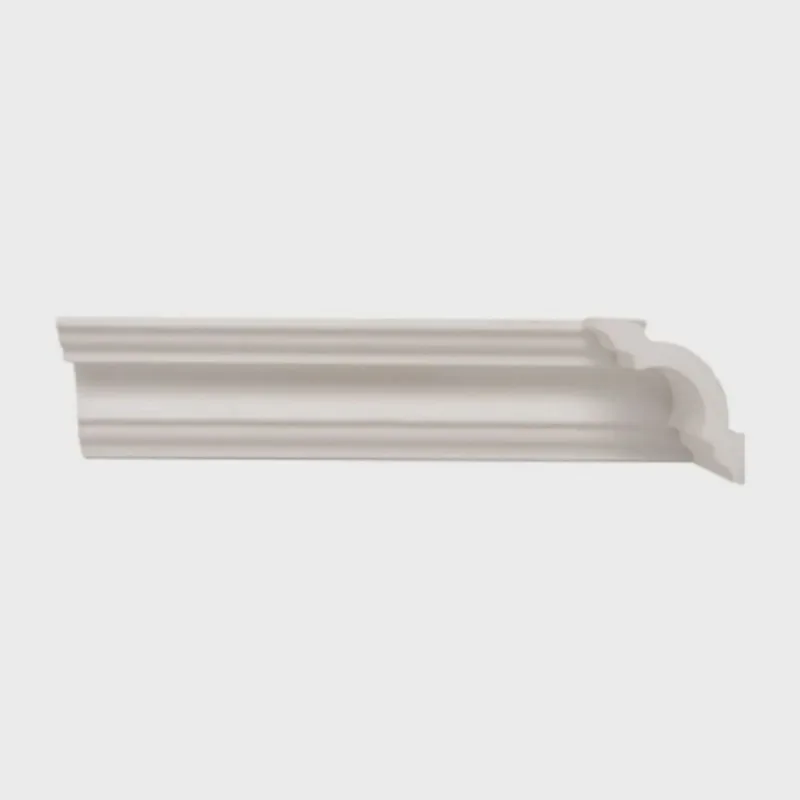 Kit com 30 Barras Rodateto de Poliestireno 3cm X 30mm Liso 60m Branco