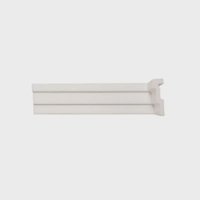 Kit com 10 Barras Rodateto de Poliestireno 6cm X 20mm Liso 20m