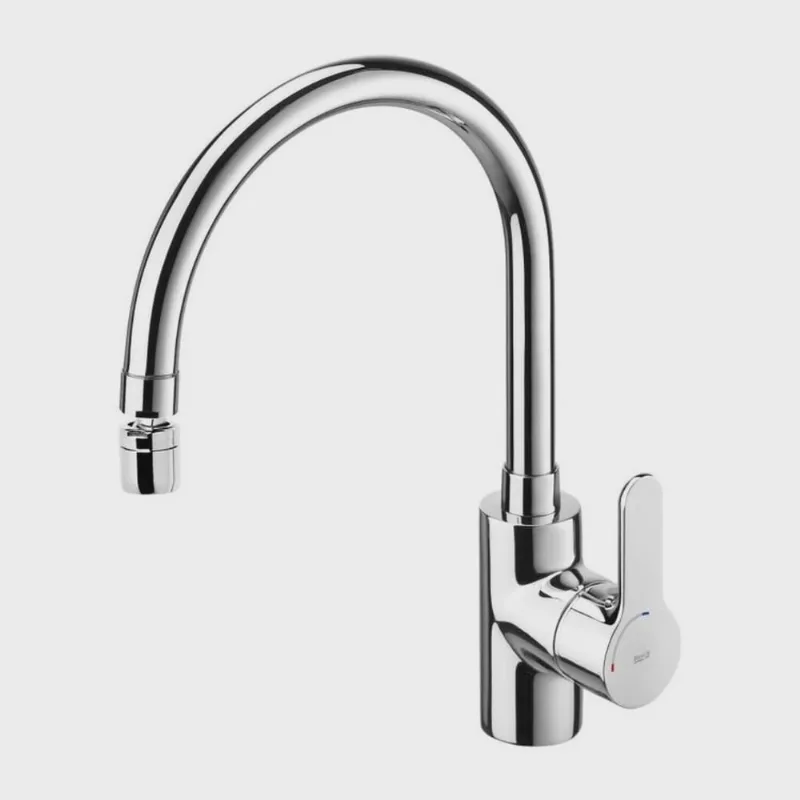 Kit com 2 Monocomando para Cozinha de Mesa Bica Alta com Arejador Articulado L20