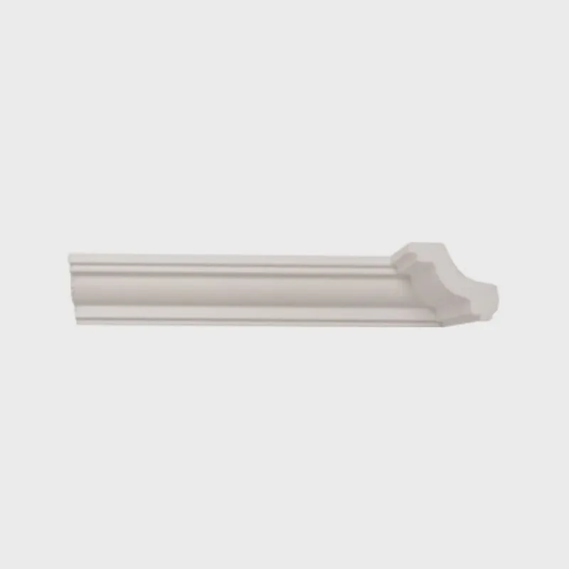Kit com 5 Barras Rodateto de Poliestireno 4,5cm X 50mm Liso 10m