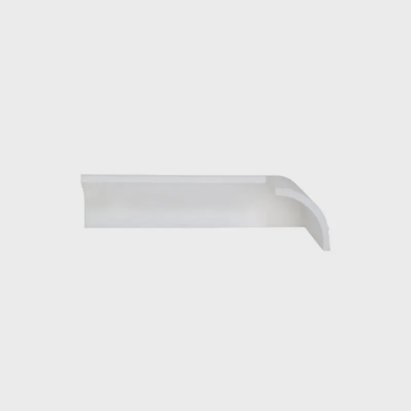 Kit com 20 Barras Rodateto de Poliestireno 6,5cm X 80mm Liso 40m