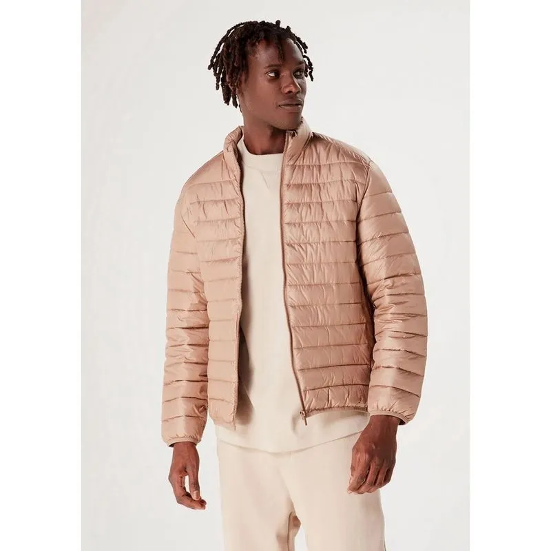 Jaqueta Masc Hering Puffer Com Forro Marrom Claro KTMZ1BSI