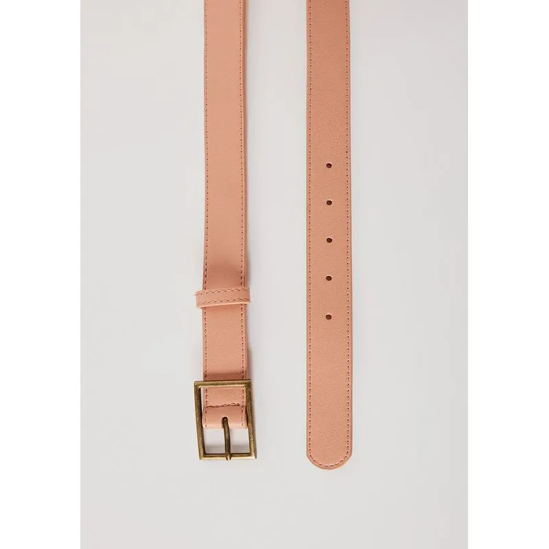 Cinto Feminino com Textura - Bege M
