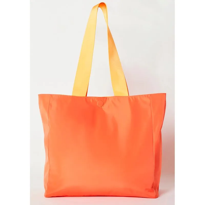 Bolsa Tote Feminina Grande Dupla Face - Laranja UNI