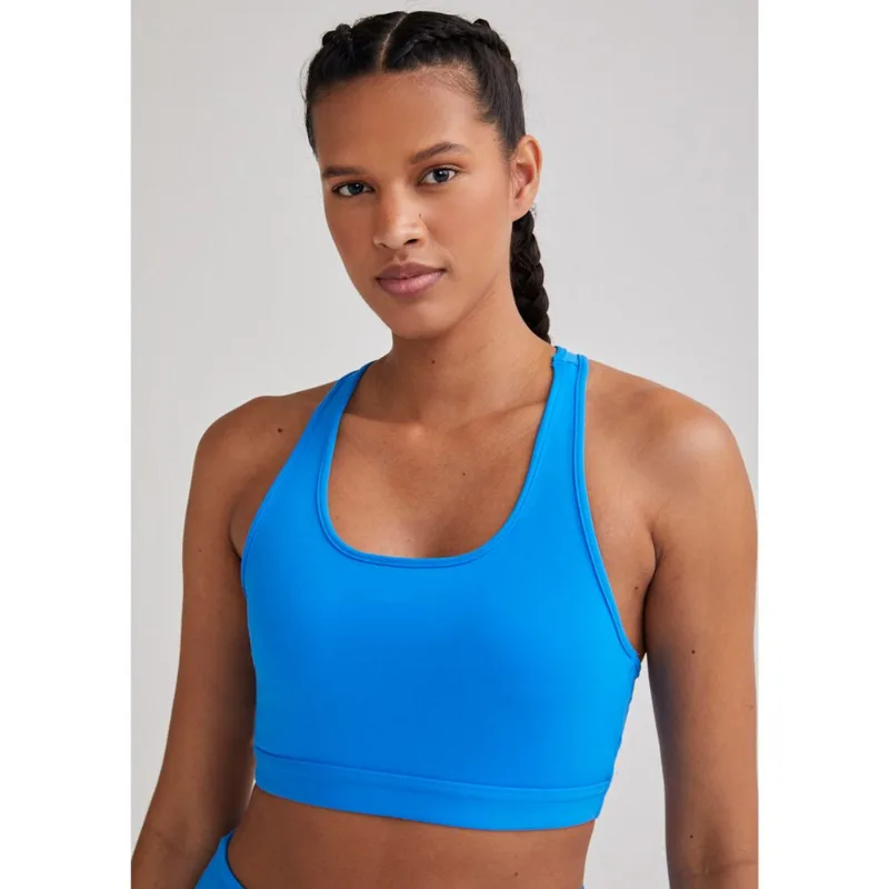 Top Feminino Esportivo Proteção Uv 50+ - Azul M