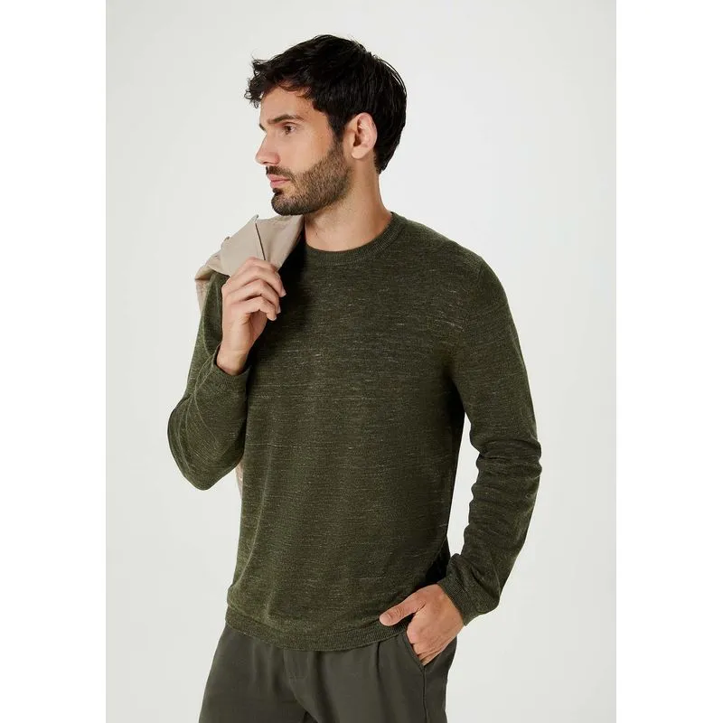 Suéter Masculino Comfort Em Tricô - Verde XG