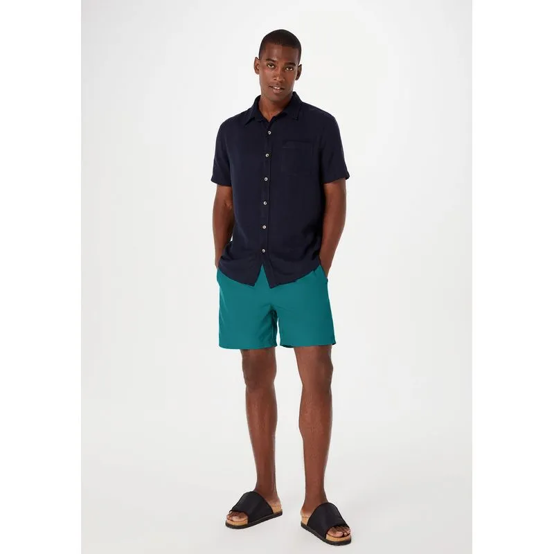 Shorts Básico Masculino com Amarração - Verde M
