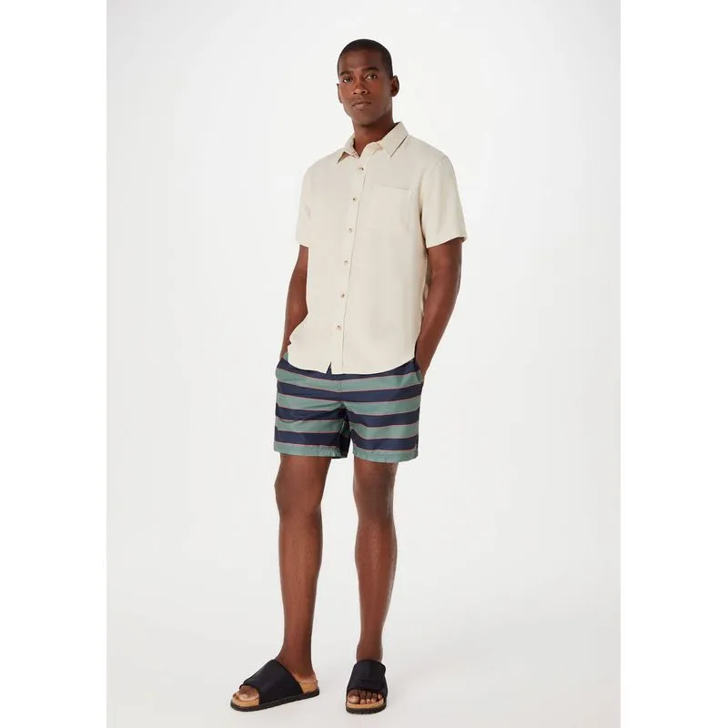 Shorts Praia Masculino Estampado - Azul XG