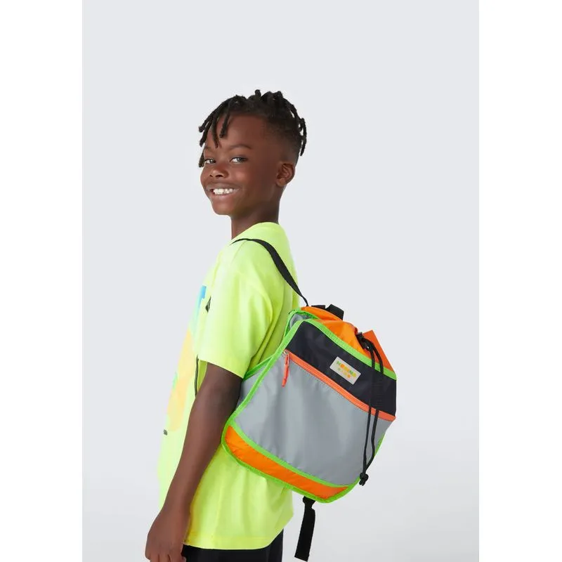 Mochila Saco Infantil Menino Em Neon - Laranja UNI
