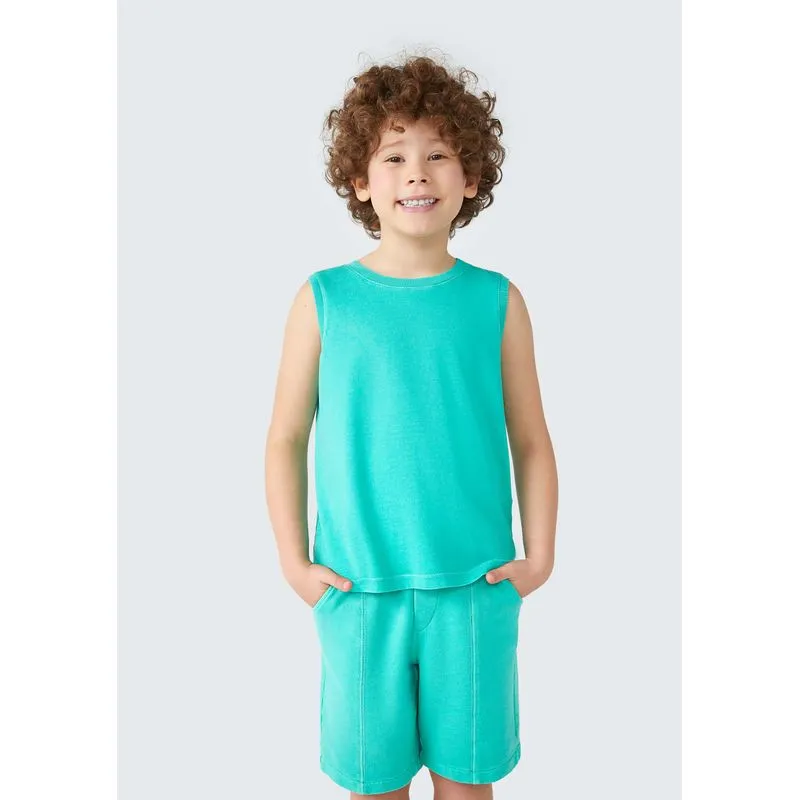 Regata Básica Infantil Menino Regular - Verde 014