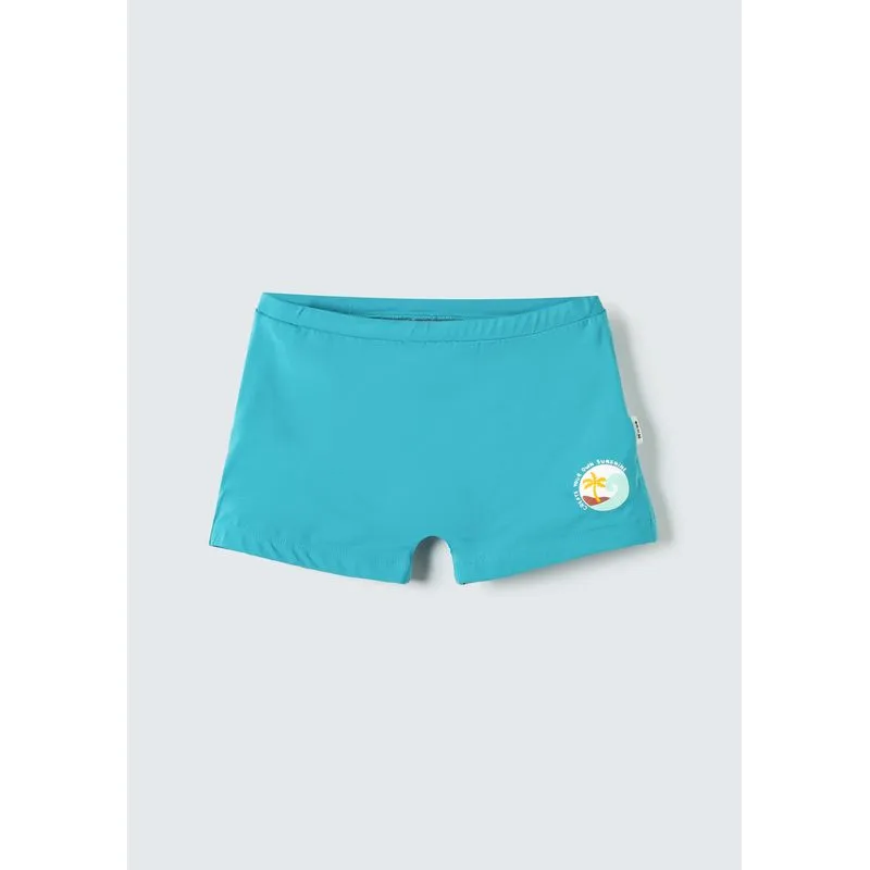 Sunga Infantil Boxer Com Estampa - Azul 004