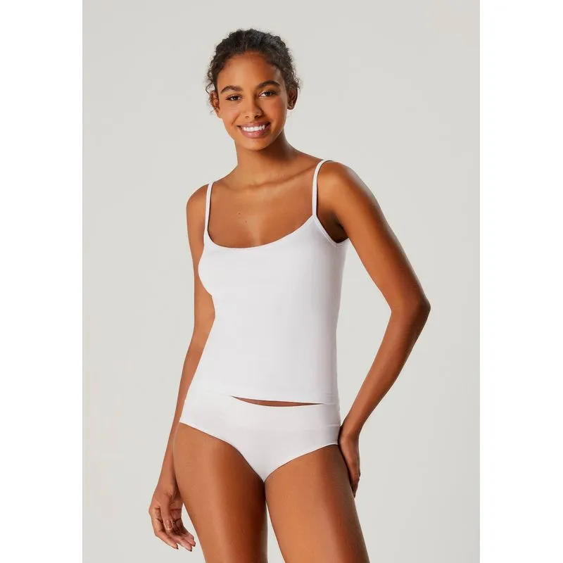Calcinha Caleçon Cós Largo - Branco XG