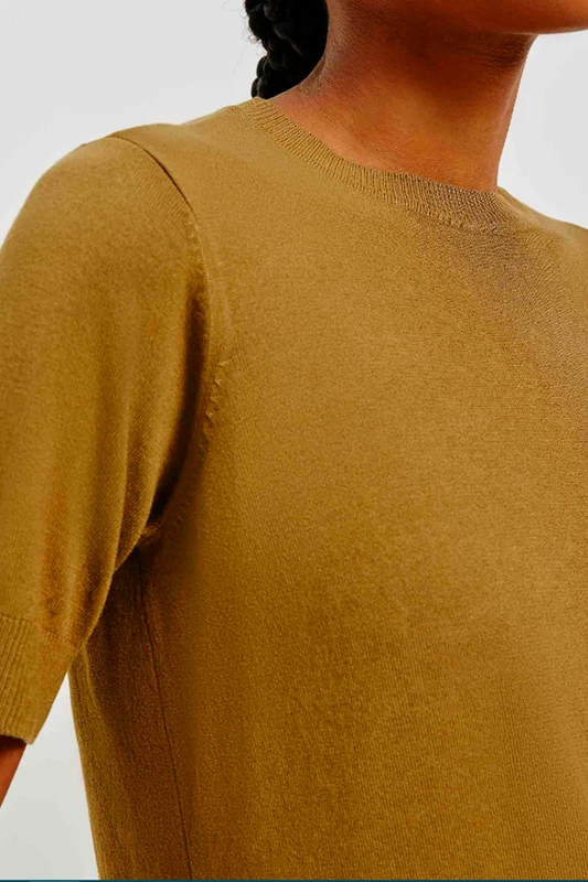 Blusa Hering Feminina Tricot Leve - Verde Militar G