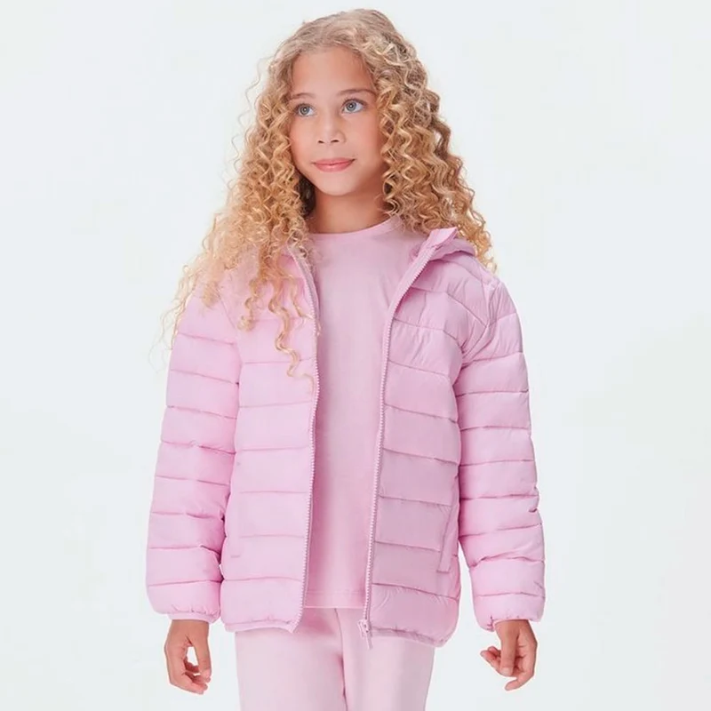Jaqueta Puffer Rosa Hering Infantil – Feminina 14 / Menina