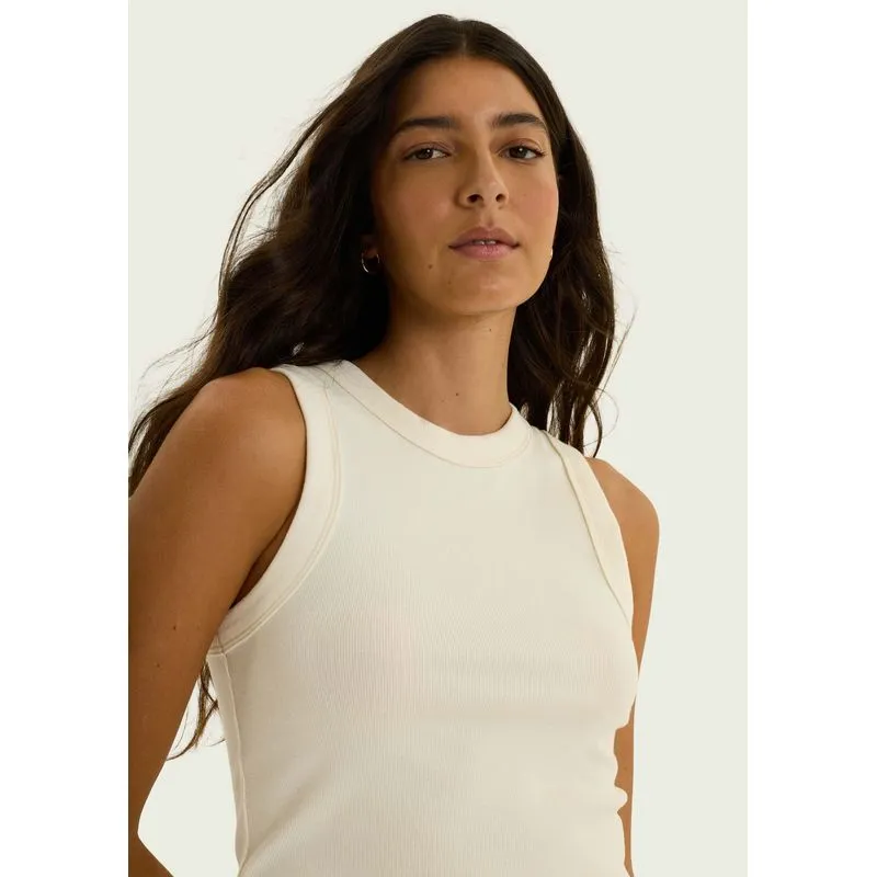 Regata Básica Feminina Slim Neck - Creme P